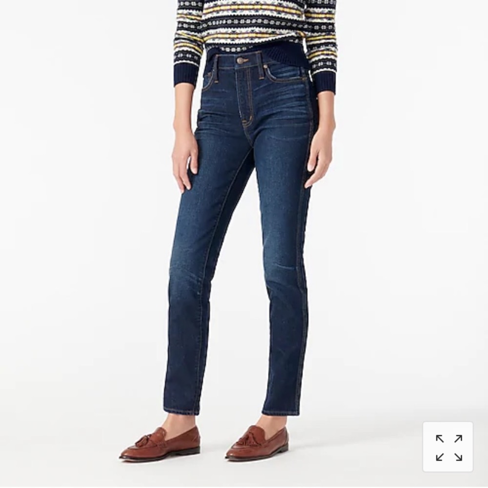 JCrew 10" vintage straight jean in boiler wash
